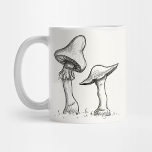 Mushroom Sketch Mug